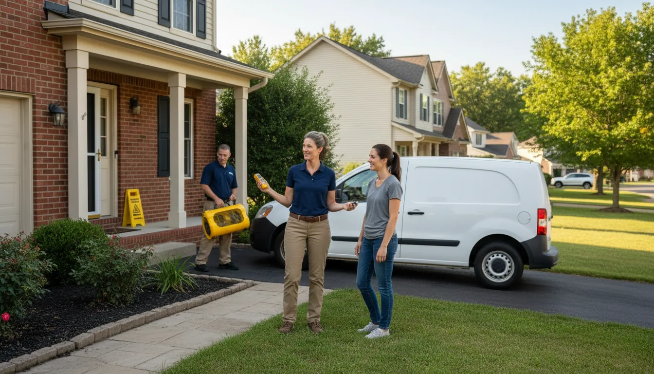 Water restoration image for Mildew Remediation in Woodbine, MD